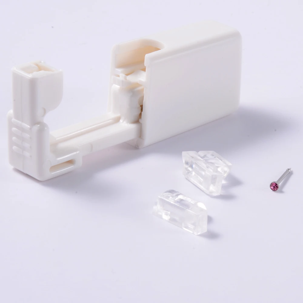 1PC Disposable Safe Sterile Piercing Unit For Nose Studs Flower Style Piercing Gun Piercer Tool Machine Body Piercing Jewelry