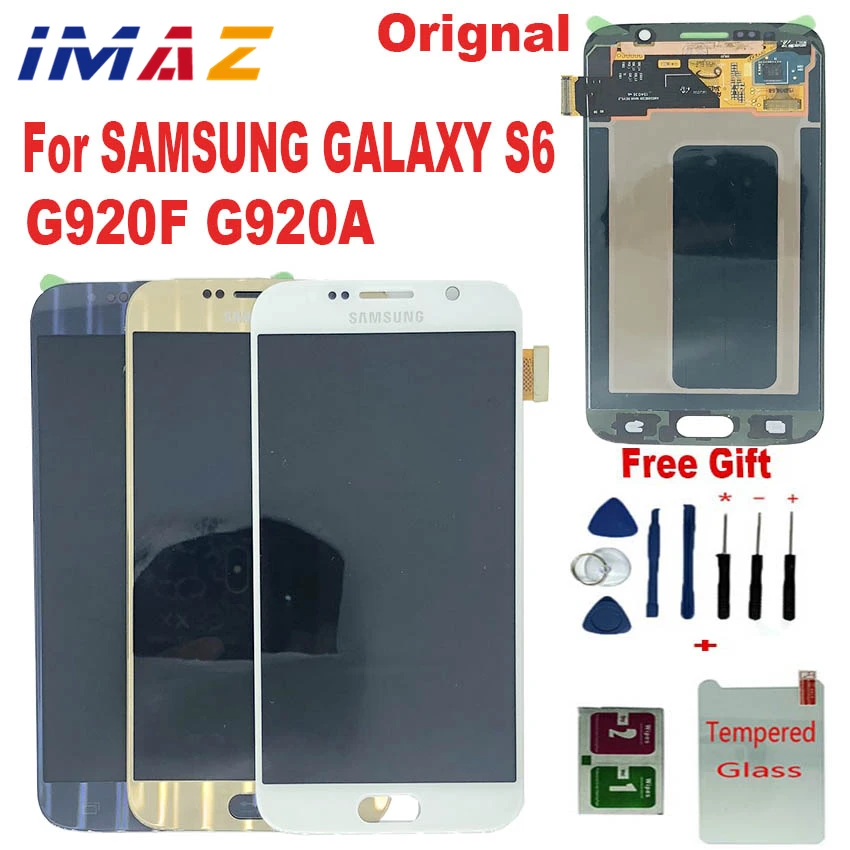 

AAA+ Quality LCD Screen For Samsung GALAXY S6 G920 G920F LCD Display Touch Screen Digitizer Assembly For Samsung S6 G920 LCD