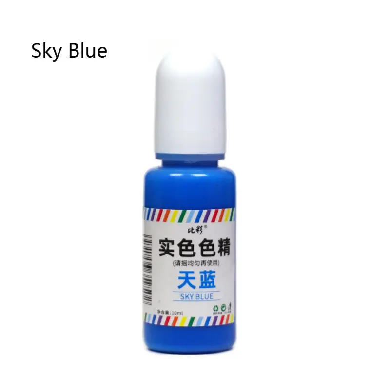 10ml Nhựa CHỐNG UV Đặc Sắc Tố Chất Lỏng Nhuộm 12 Màu DIY Nhựa Trang Sức Làm đồ Thủ Công