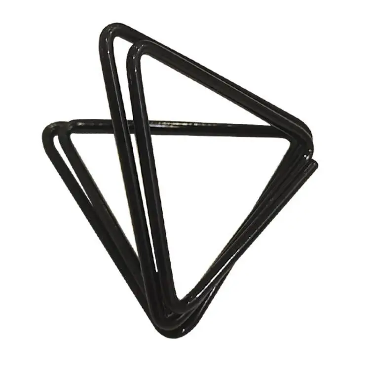10pcs/pack Creative Stand Paper Clips Double layer Metal Photo Clip Gift Note Clamp For School, Party, Multifunctional