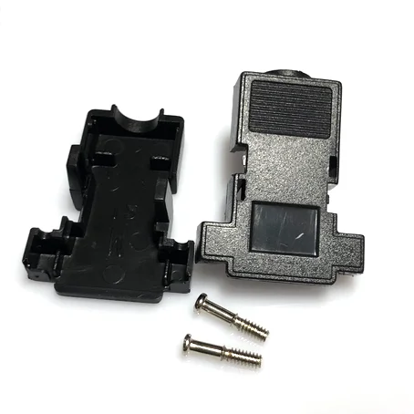 

100pcs DB9 D-Sub Dsub cover hood plastic shell For 9 pin 15 pin