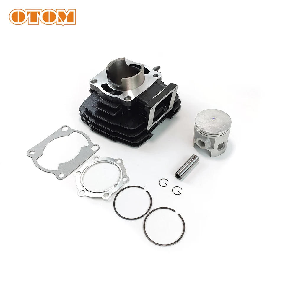 OTOM Motorcycle Cylinder Kit Piston Ring Gasket Set Bore 66mm and Engine Cylinder Head Cover For YAMAHA DT 175 DT175 MX175 78-81