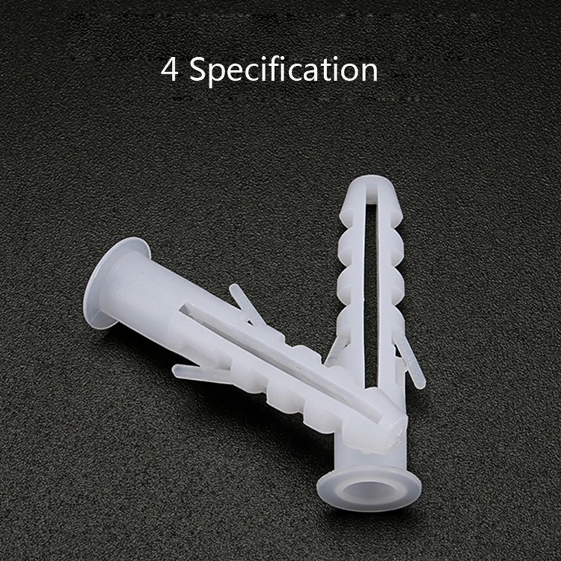 [5mm-12mm] Plastic Expansion Tube Pipe Wall Anchors Plugs Expansion With Phillips Head Screw NL28