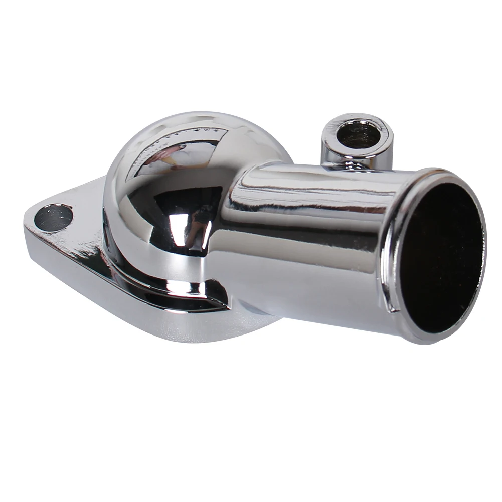 Water Neck Thermostat Housing 15° Small Big Block For For Chevy V 350 454 SBC BBC Chevy Chrome Aluminum Alloy Water Necks