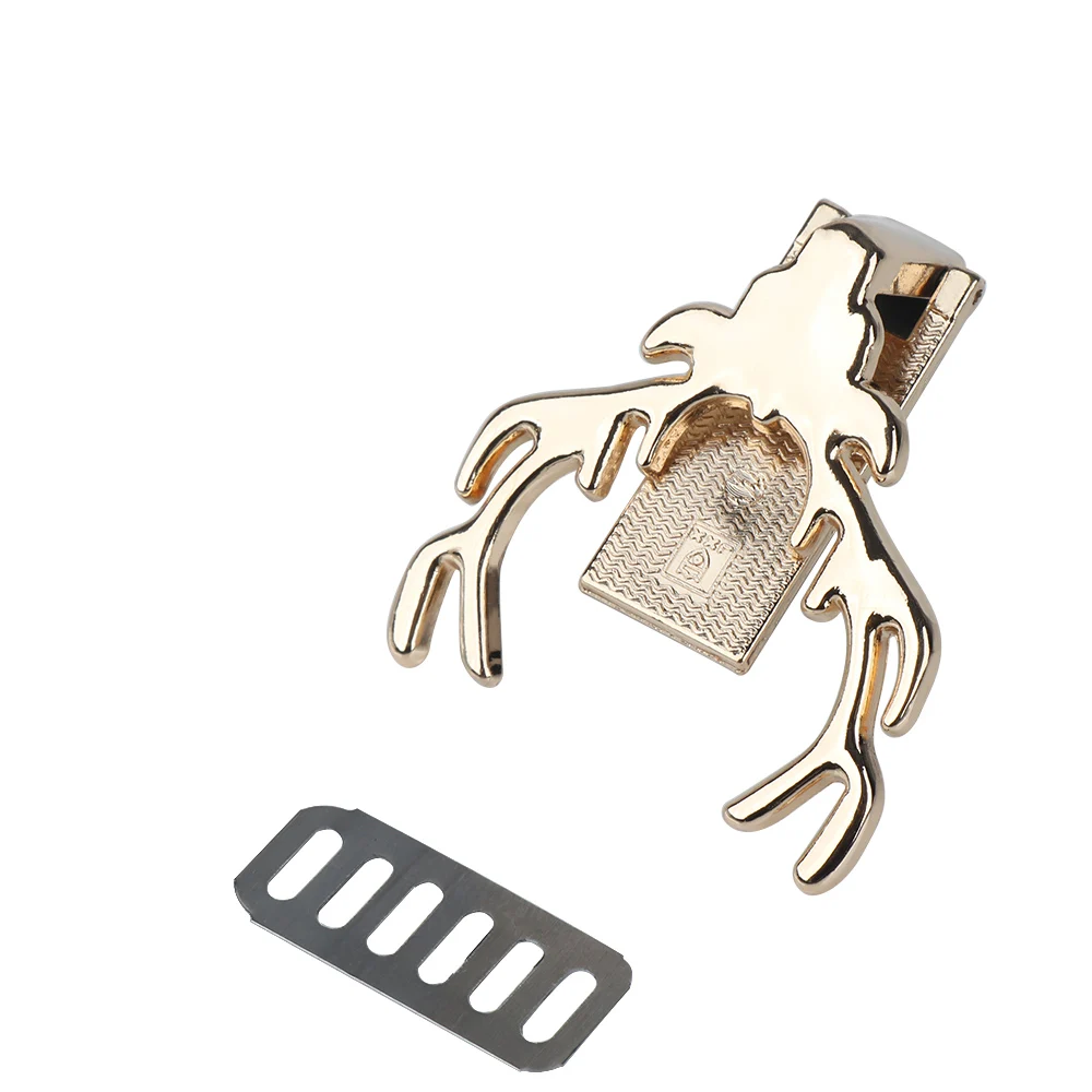 1 PC Practical Bag Accessories Deer Design Metal Turn Lock Twist Lock DIY Handbag Shoulder Bag Hardware Part Bag Decoration