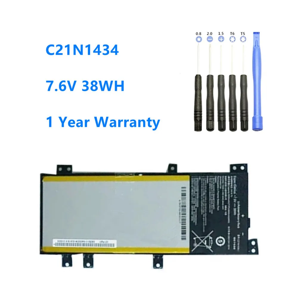 노트북 배터리, ASUS Z450 Z450LA Z450LA-WX006T, C21N1434, Z450LA-WX006T 배터리, 7.6V 38WH