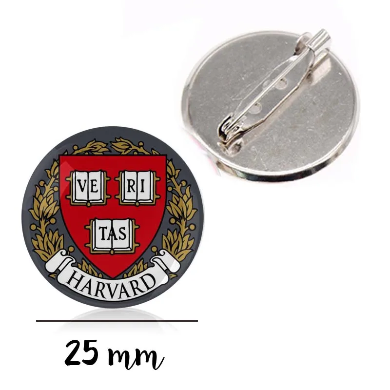 Harvard University Massachusetts Institute of Technology cornell university Famous Colleges logo Brooch Support customization