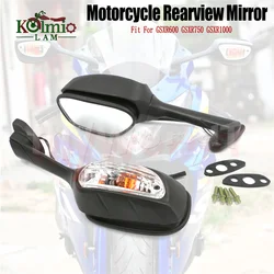 Foldable Rotatable Rearview Mirror Turn Signal Fit For K11 GSXR600 GSXR750 2009 - 2021 GSXR1000 2009 - 2016 GSXR 600/750/1000