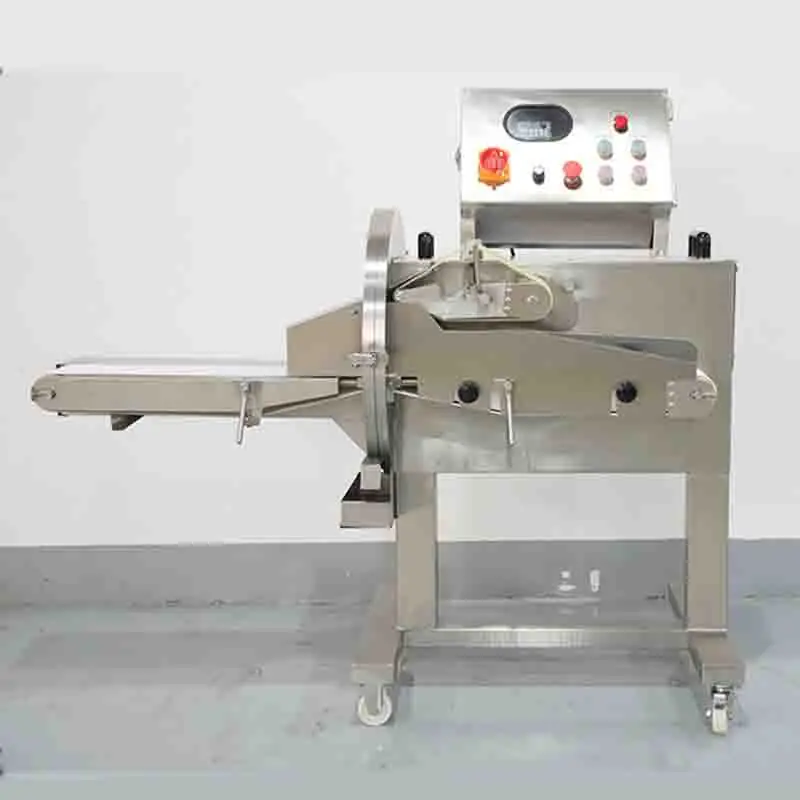 XZQP-120 new commercial cooked meat slicer fast and efficient cooked meat slicer pork mutton beef slicer 380V 1.5kw