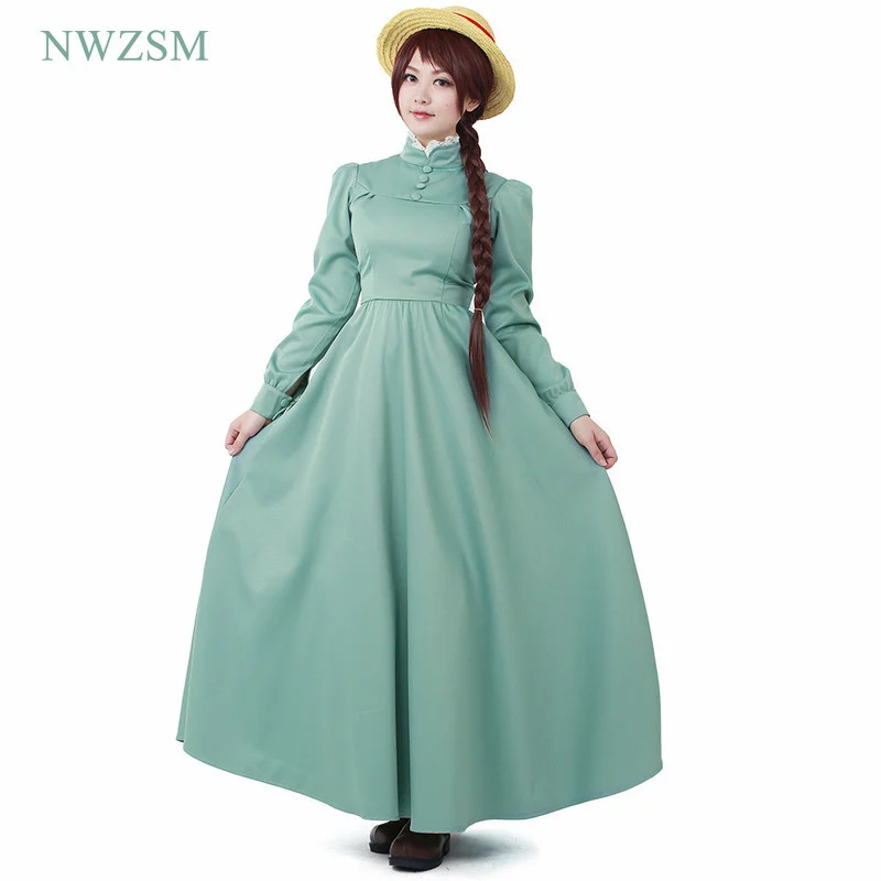 Sophie Hatter Kleid Cosplay Wandelnde Schloss Cosplay Frauen Halloween Kostüm Lange Kleid