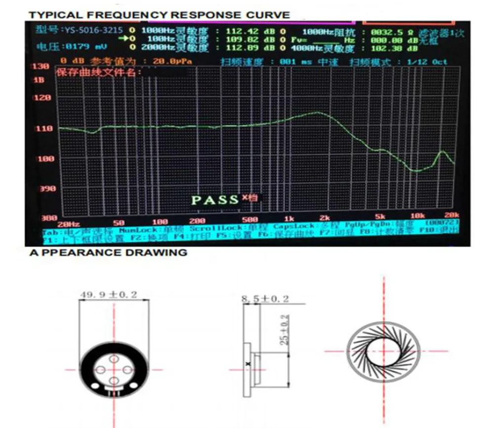 Headphone Speaker Unit, Headset Driver, Peças de Reparo, 50mm, 32Ohm, 112db, 2pcs