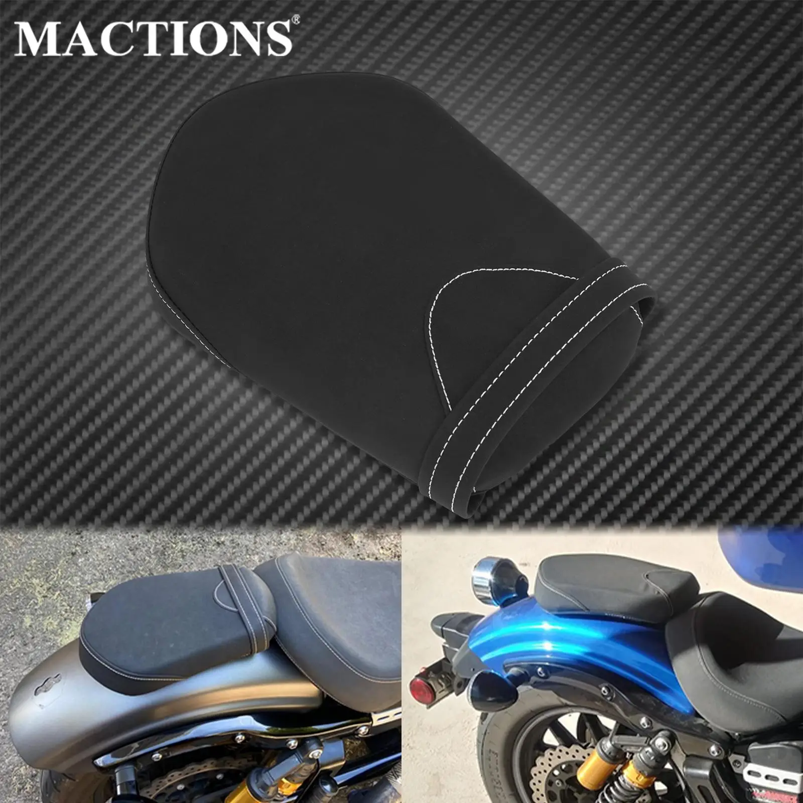 

Motorcycle Black Rear Passenger Pillion Seat For Yamaha Bolt 950 XV950 XVS 950 SPEC R/C 2013-2017 2018 2019