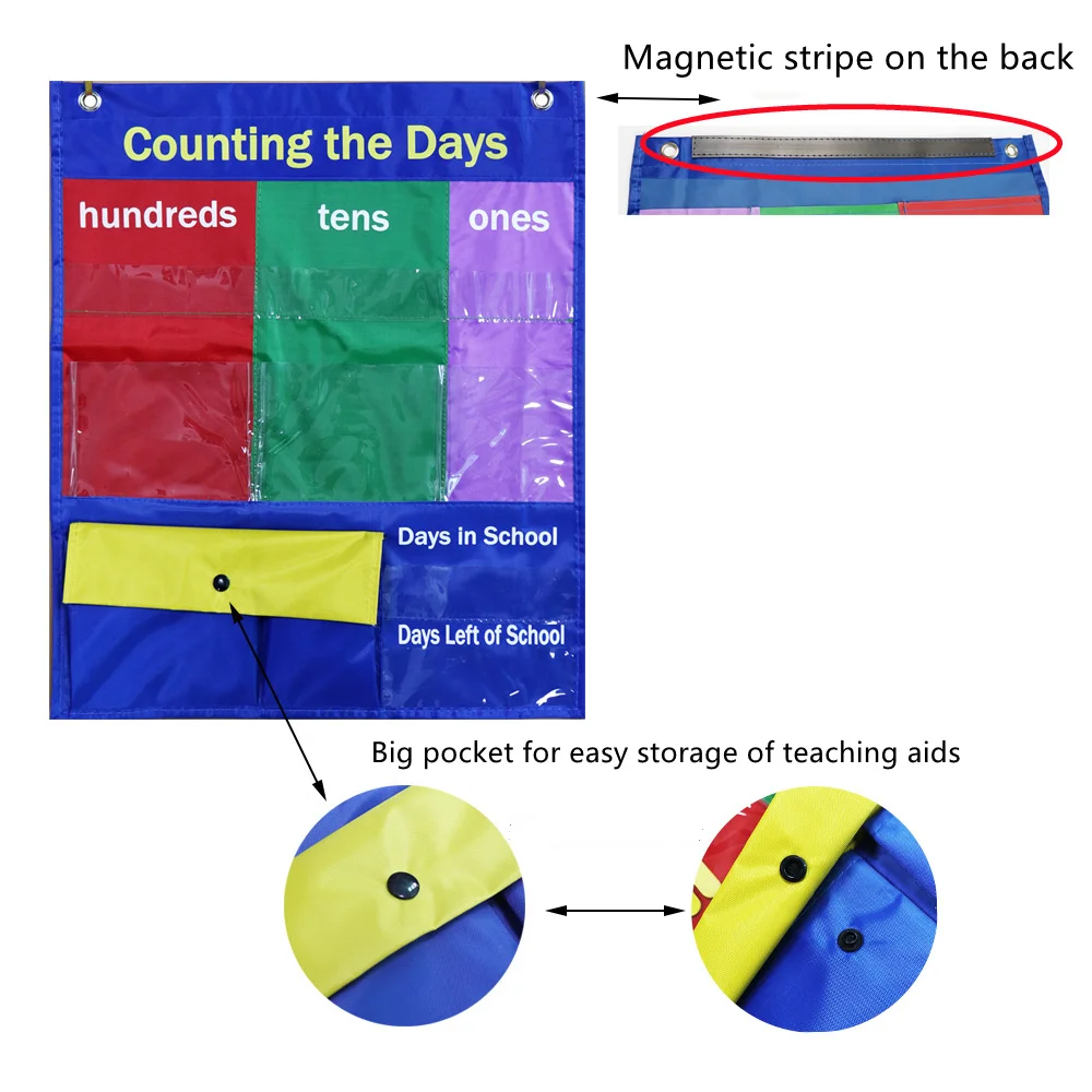 1 Set conteggio giocattoli forniture per insegnanti supporti didattici bambini apprendimento precoce giochi matematici educativi Haning Bag 200 bastoncini 43 carte