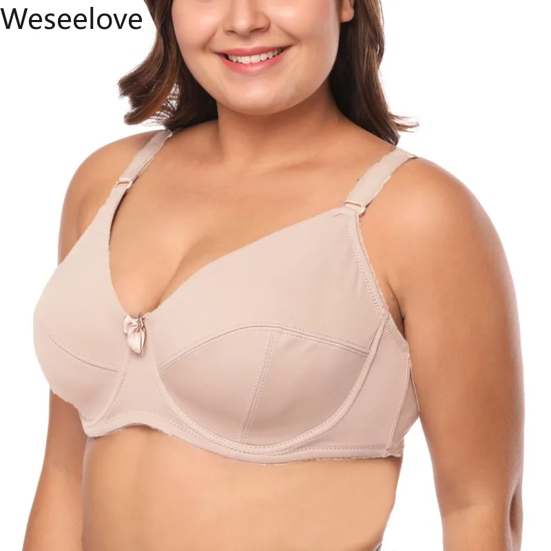 

Weseelove EF Bra Plus Size Sports Bra Sexy Push Up Bralette Women's Lingerie Bras for Women Top Female Pitted Underwired Bra R01