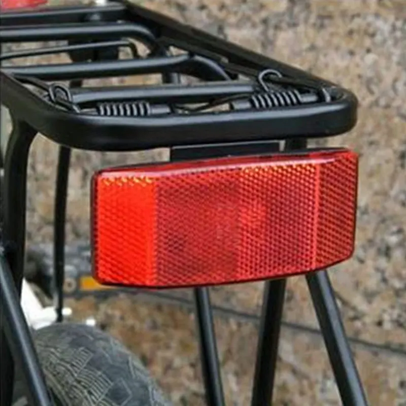 Bicycle Reflector Two Holes Warning Rear Taillight High Reflection Safer Night Riding High-quality Material Mountain Bike Rear