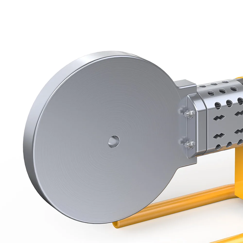 Fusion de tuyaux d'eau, Machine de fusion chaude, outil de soudage domestique, tête de matrice, ingénierie hydroélectrique jaune, haute capacité thermique