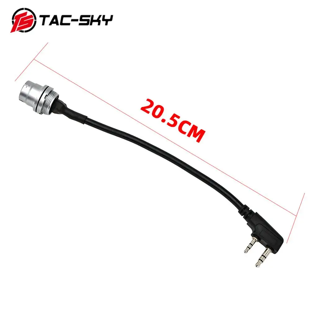 TAC-SKY AN/PRC 148 152 152A Walkie-Talkie DIY Connector U 283 U-283/U 6-Pin Plug To Kenwood Socket Adapter