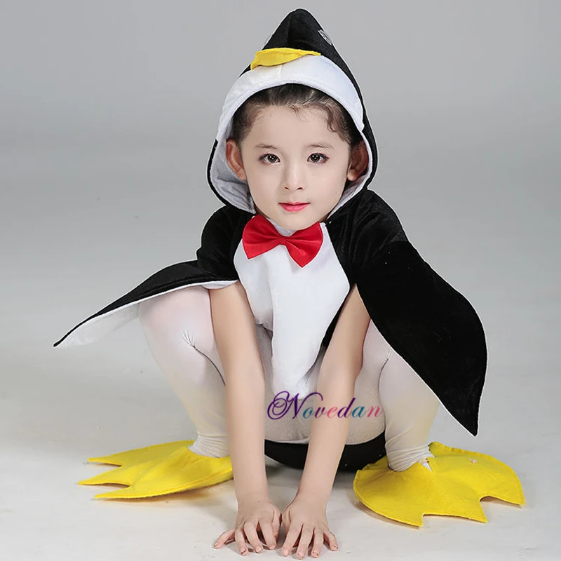 Baby Halloween Costume For Kids Madagascar Penguin Costume Animal Cosplay Clothing For Birthday Party Carnival Christmas