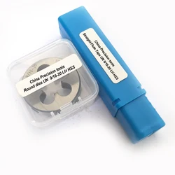 2pcs HSS left hand unified thread tap and die set UNC 1/4 5/16 3/8 7/16 Right straight flute taps Dies sets UNF 1/2 9/16 5/8 3/4