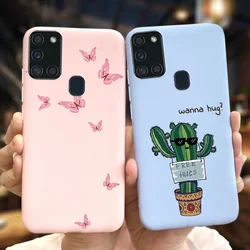 Case For Samsung A21S Case Phone Cover Silicon Soft Cactus Back Cover for Samsung Galaxy A21S Coque A 21S A217 A21 S 6.5