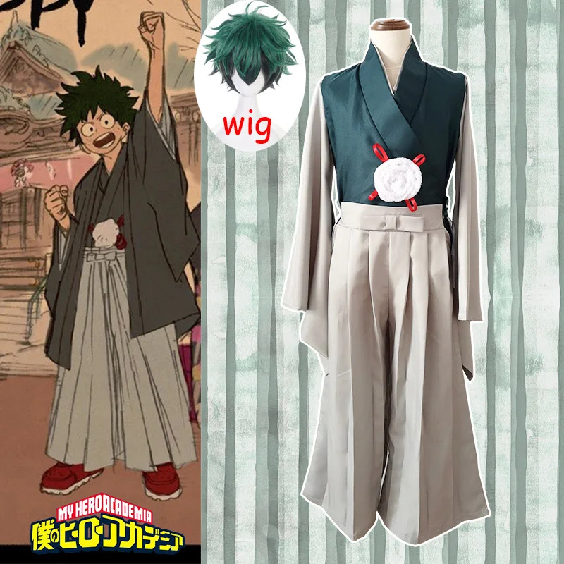 My Hero Academia Cos Suit Midori Valley Dejiu Scorching Frozen Ochako New Year Kimono Cosplay Anime Cosplay Halloween Suit