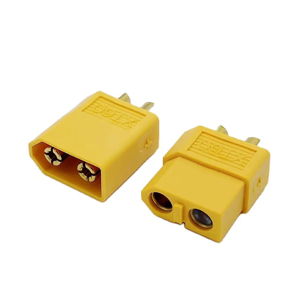 10pcs/lot XT60 XT-60 Bullet Connector Plug For RC Lipo Battery connector High Quality Gold plated