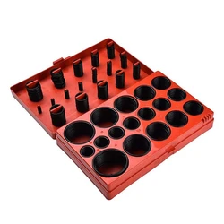 419PCS/ Box Rubber O Ring Kit Seal Gasket Universal Rubber O-ring Assortment Set For General Plumbers Mechanics Workshop