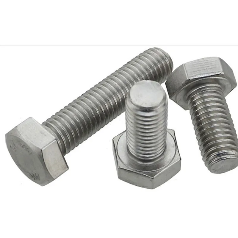 M4M5M6M8M10 Stainless Steel 304 External Hex Left Handed Opposite Reverse Thread Screws External Hexagon Bolts 757