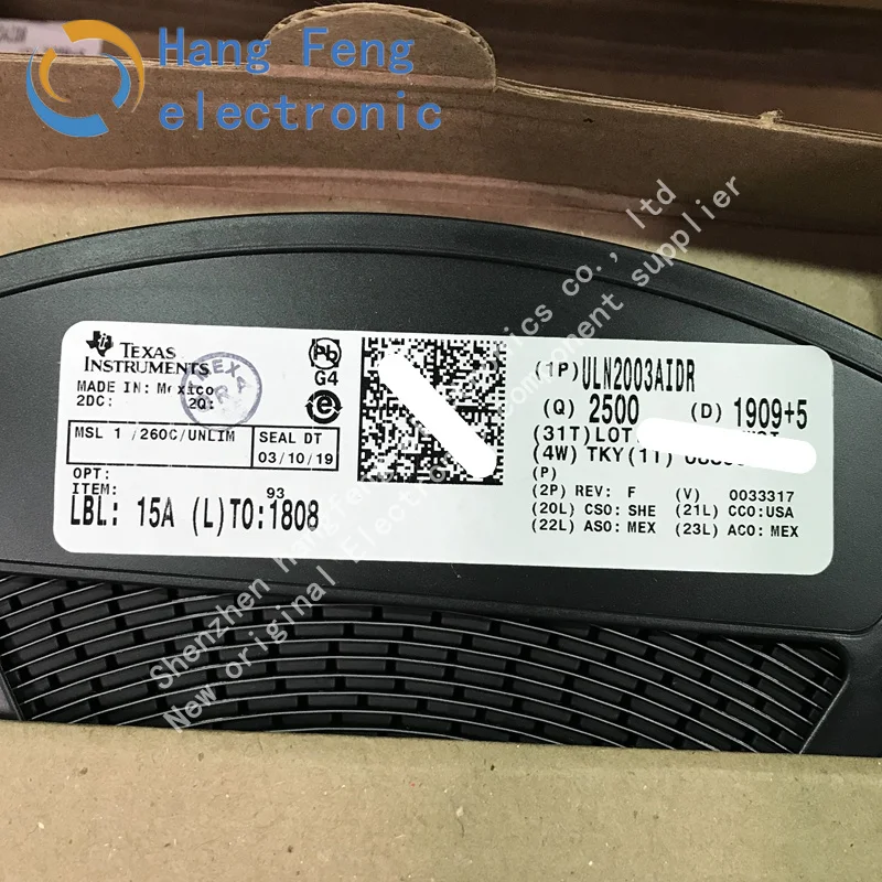 5PCS ULN2003AIDR ULN2003AI transistor array SOP16 new original ULN2003AID ULN2003
