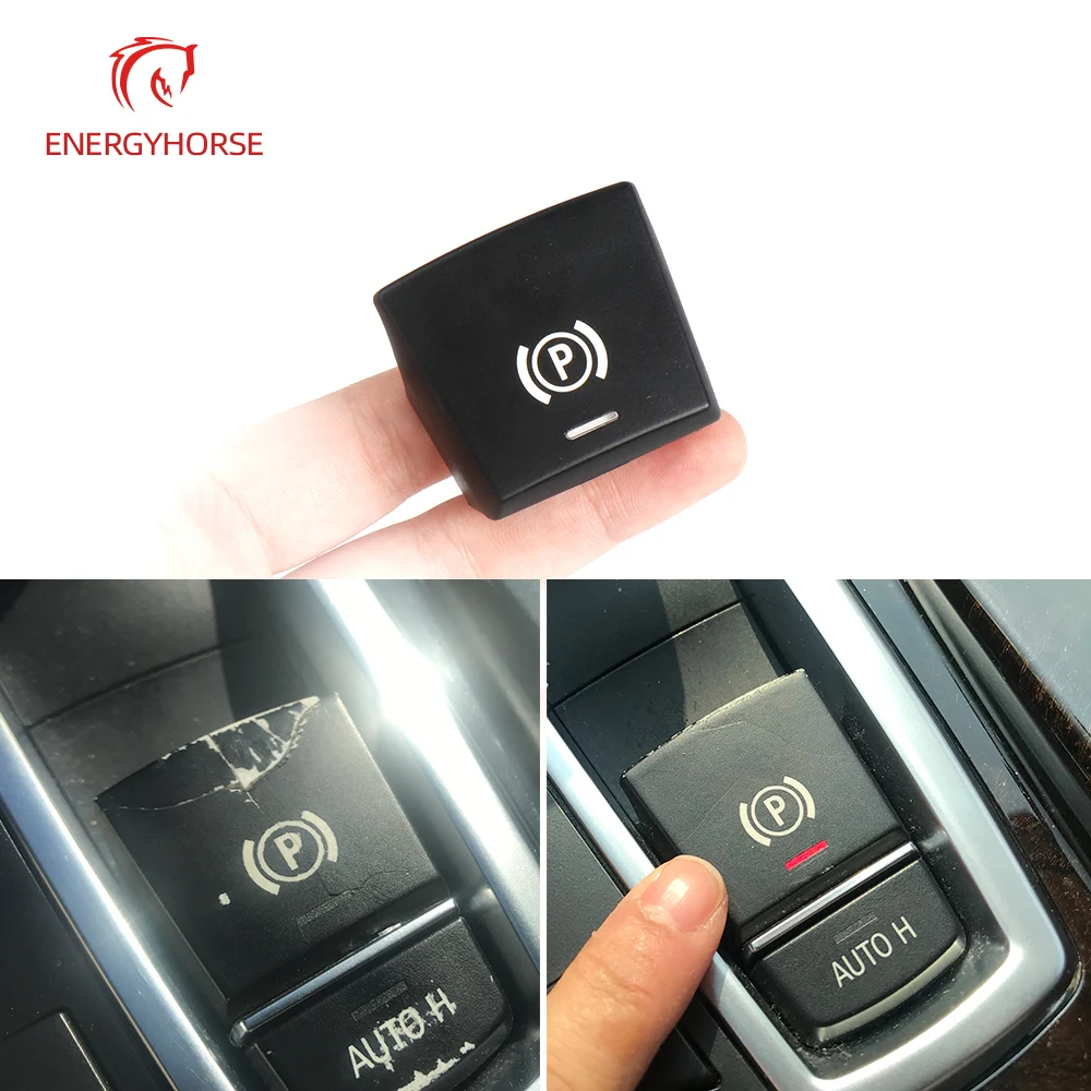 Car Electronic Handbrake Parking Brake P Auto H Button Switch Cover Replacement for BMW X5 X6 F15 F16