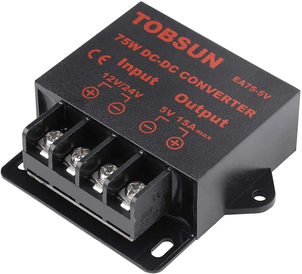 12V to 5V 10A 24V to 5V 3A 5A 10A 15A DC DC Converter Regulator Car Step Down Reducer 12V/24V to 5V 3A 5A 10A 15AMP