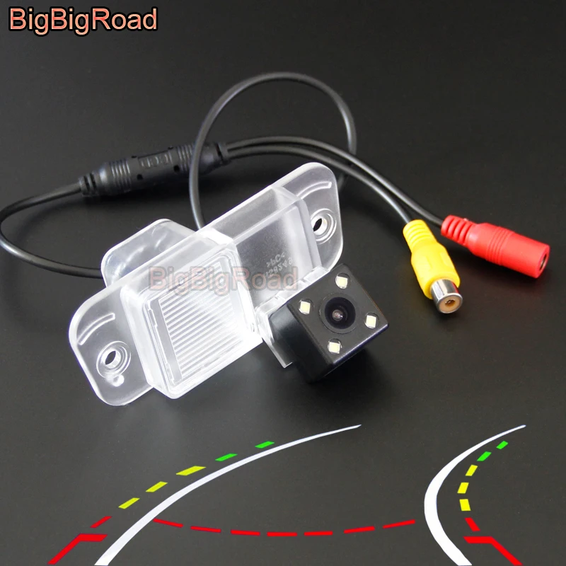 For SsangYong Actyon 2006 2007 2008 2009 2010 Car Intelligent Dynamic Trajectory Tracks Rear View Parking Camera view 3