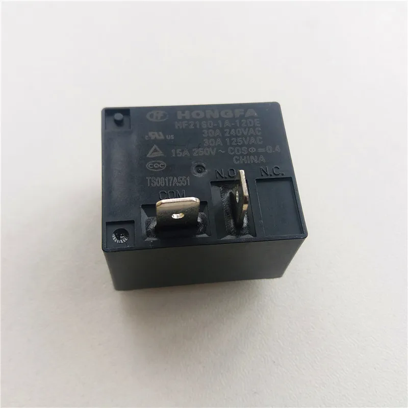 5PCS Water Heater Air Conditioner Special Relay HF2160-1A-12De HF2160-1A-24De 240V 30A Relay 4 Pin 12V/24Vdc Relay