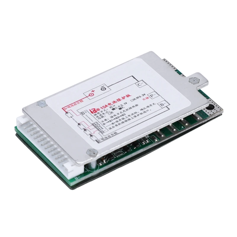 13S 48V 15A Li-Ion Lipolymerแบตเตอรี่BMS PCBบอร์ดฮีทซิงค์สำหรับE-Bike EScooter