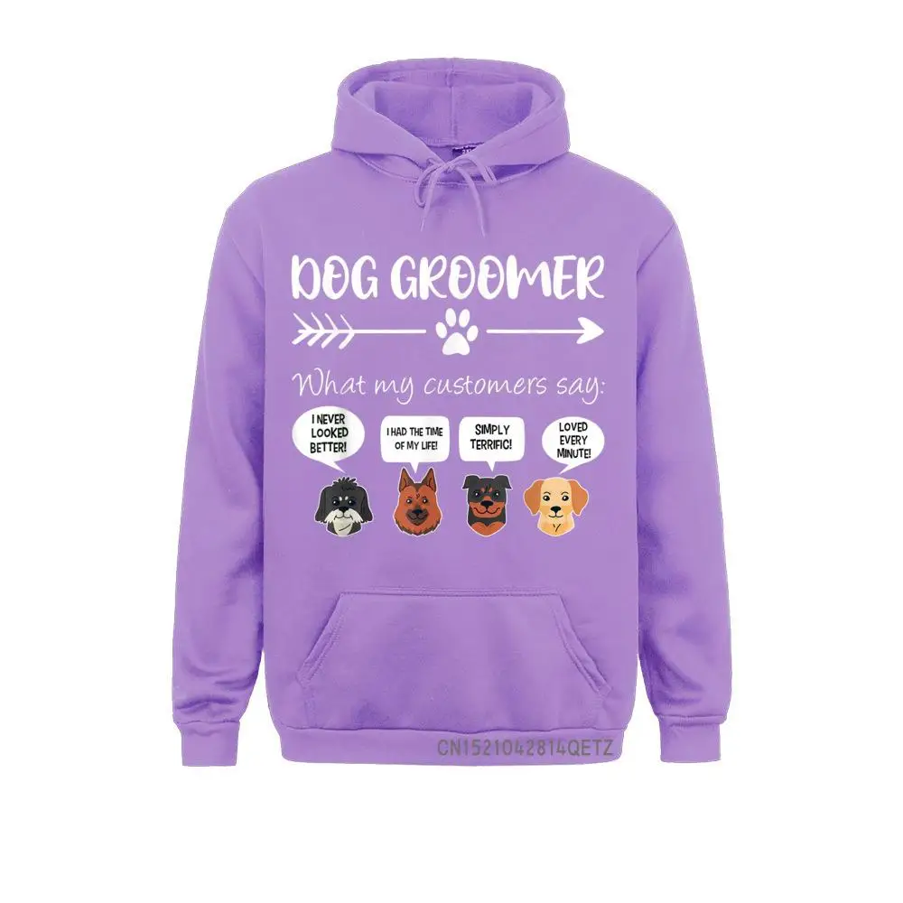 2021 Discount Dog Groomer Top Funny Dog Grooming Gift Dog Salon Chic Long Sleeve Sweatshirts Hoodies For Men Clothes Casual