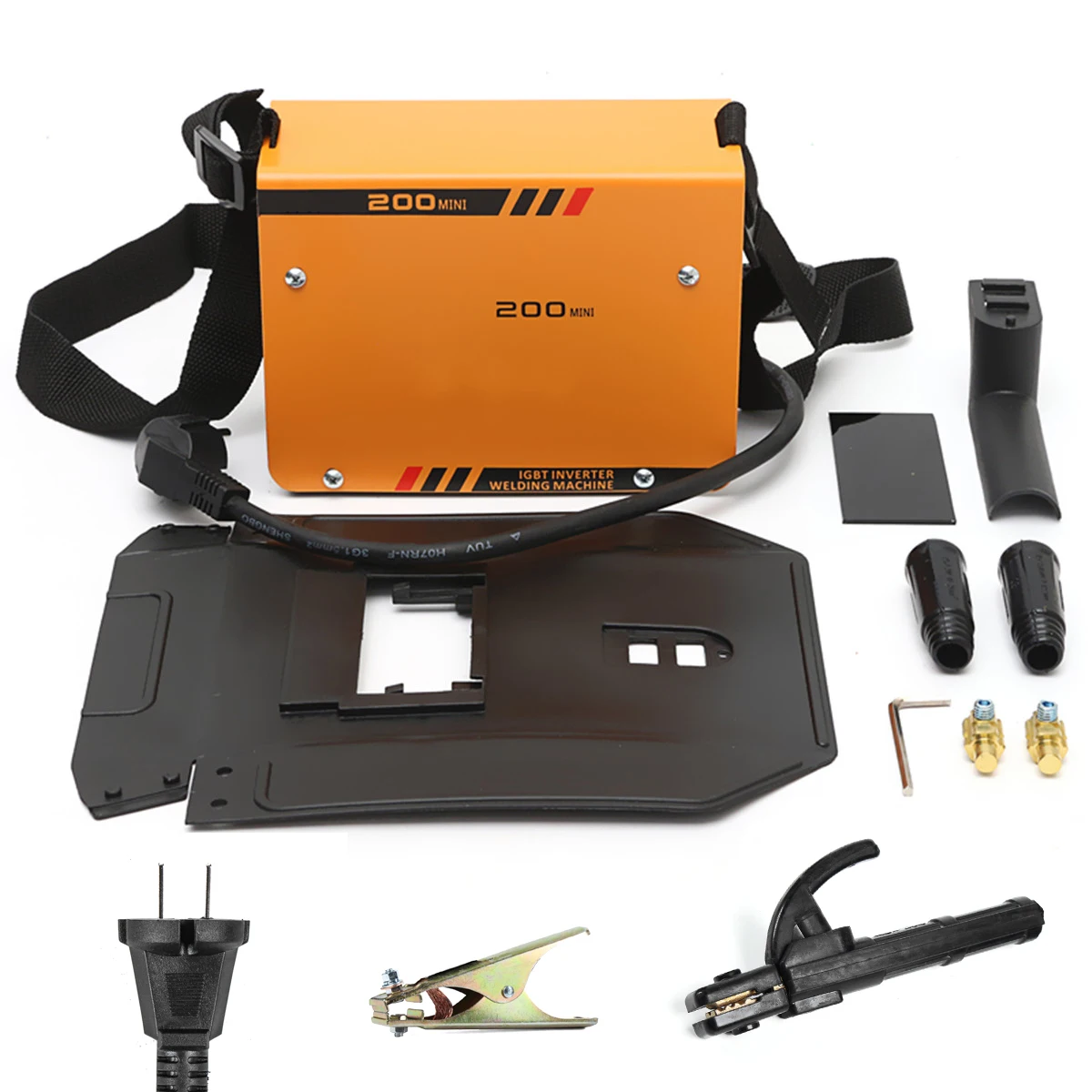 1Set ZX7-200MINI 5.5KW Handheld Mini MMA Electric 220V 10-200A Inverter ARC Welding Machine Tool