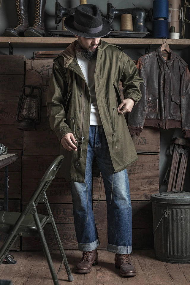 Rugged Bronson Army Fishtail M-51 Parka Shell 1st Vintage Style