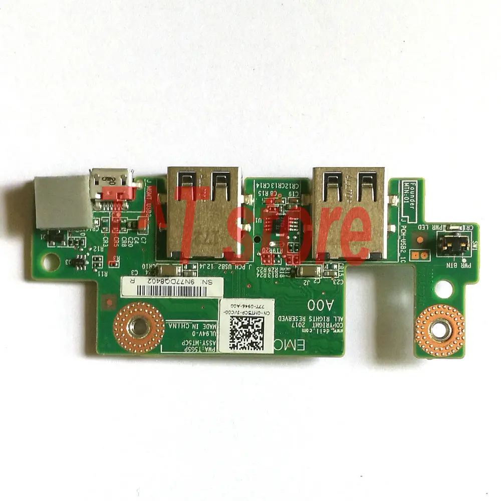 Original For DELL PowerEdge R740xd USB Audio Power Botton Board MT5CP 0MT5CP T5G5P Free Shipping