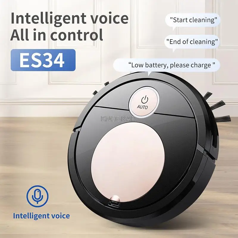 ES34 Home Intelligent Sweeping Robot Voice Remote Control APP Automatically Touch The Three-In-One Vacuum Cleaner Lazy Cleaner