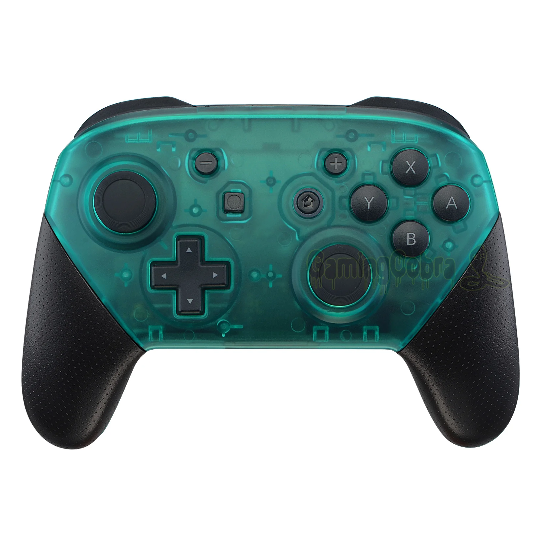 eXtremeRate Emerald Green Custom Faceplate + Backplate Repair Parts with Tools for NS Pro Controller