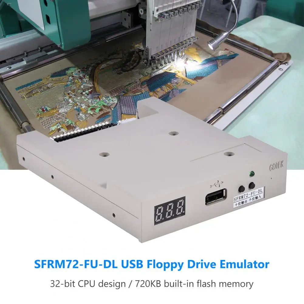 Practical Floppy Drive Emulator  Widely Compatible Data Storage USB Floppy Emulator  720KB 32-bit CPU Floppy Drive Emulator