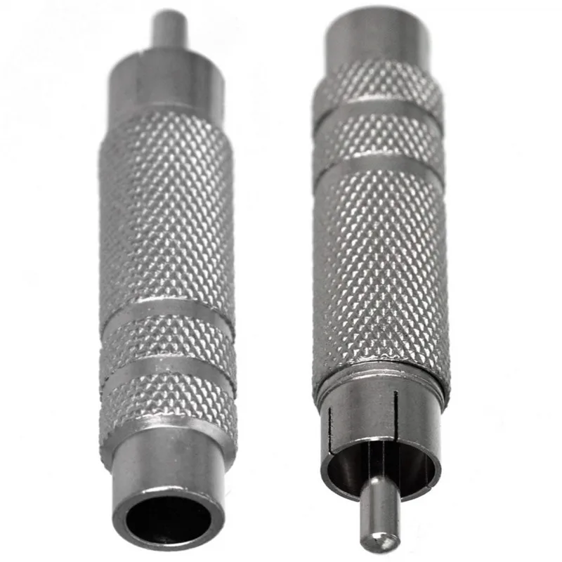 RCA Male to 1/4 Inch Female Adapter - RCA Plug to 6.35mm Jack