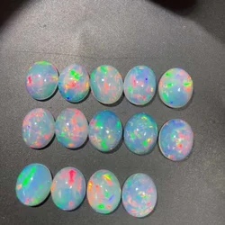 New Ethiopia Opal Gemstone Loose Oval Stone for Jewelry DIY Good Quality Size 9*11mm