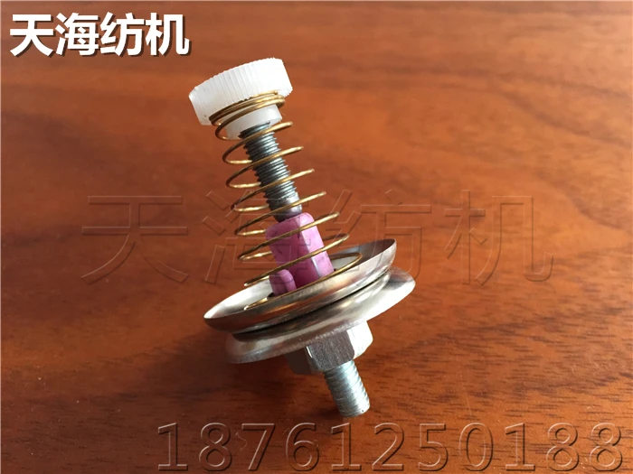 10PCS Spring clip yarn press yarn pass yarn alumina ceramic ear rope tensioner wire clip