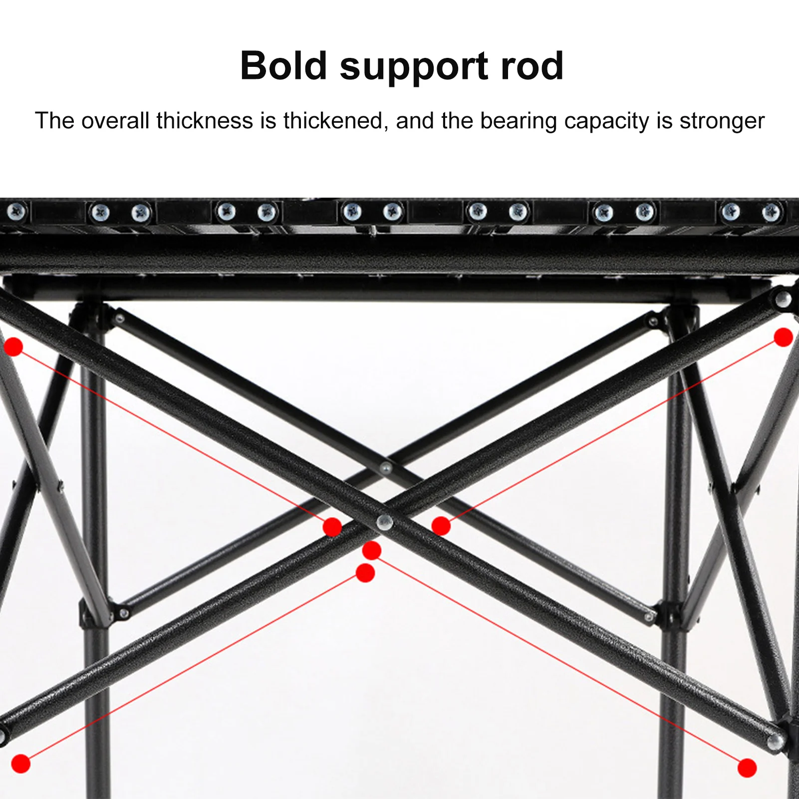 Outdoor Folding Chair Portable High-quality Waterproof Camping Table 58x58x57cm Aluminum Alloy Removable Large Size Travel Desk