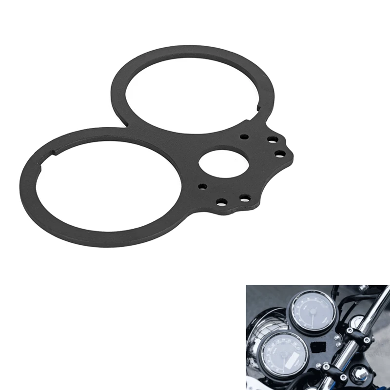 New for Triumph Bonneville T100 Thruxton Motorcycle Aluminum Lay Flat Speedo Tacho Dash Gauge Clock Bracket  2010 2012 2014 2015