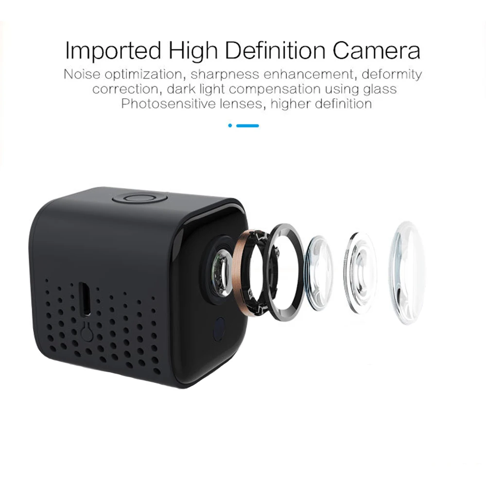 Mini cámara Ip inalámbrica A11, videocámara de videovigilancia, grabadora de seguridad para el hogar, 1080p, HD, WiFi, versión nocturna