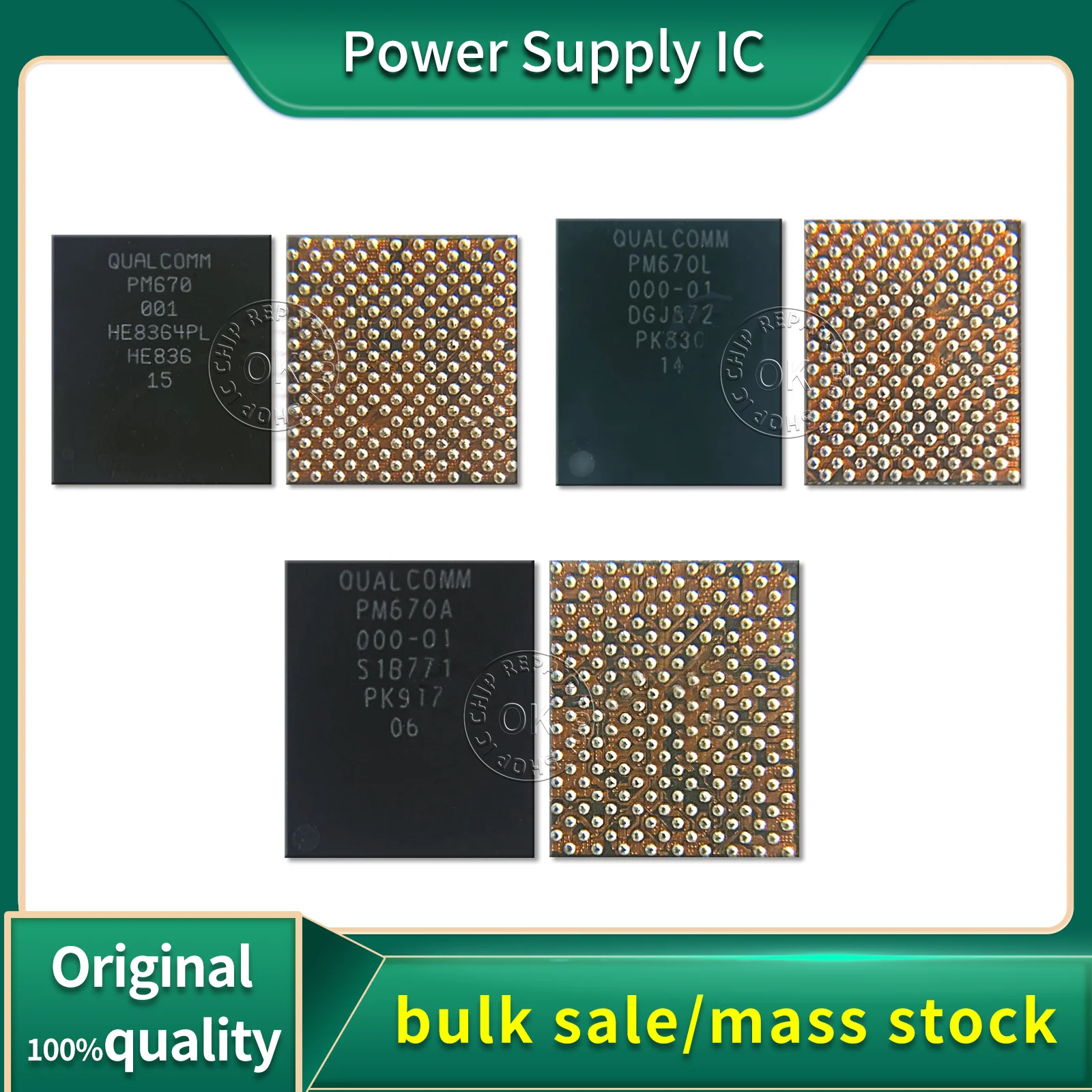

5pcs PMIC PM670 001 PM670A PM670L 000-01Power Supply IC for Samsung Xiaomi 8 CC9 Lite Vivo X23 X27 NEX OPPO R17 Pro Realme