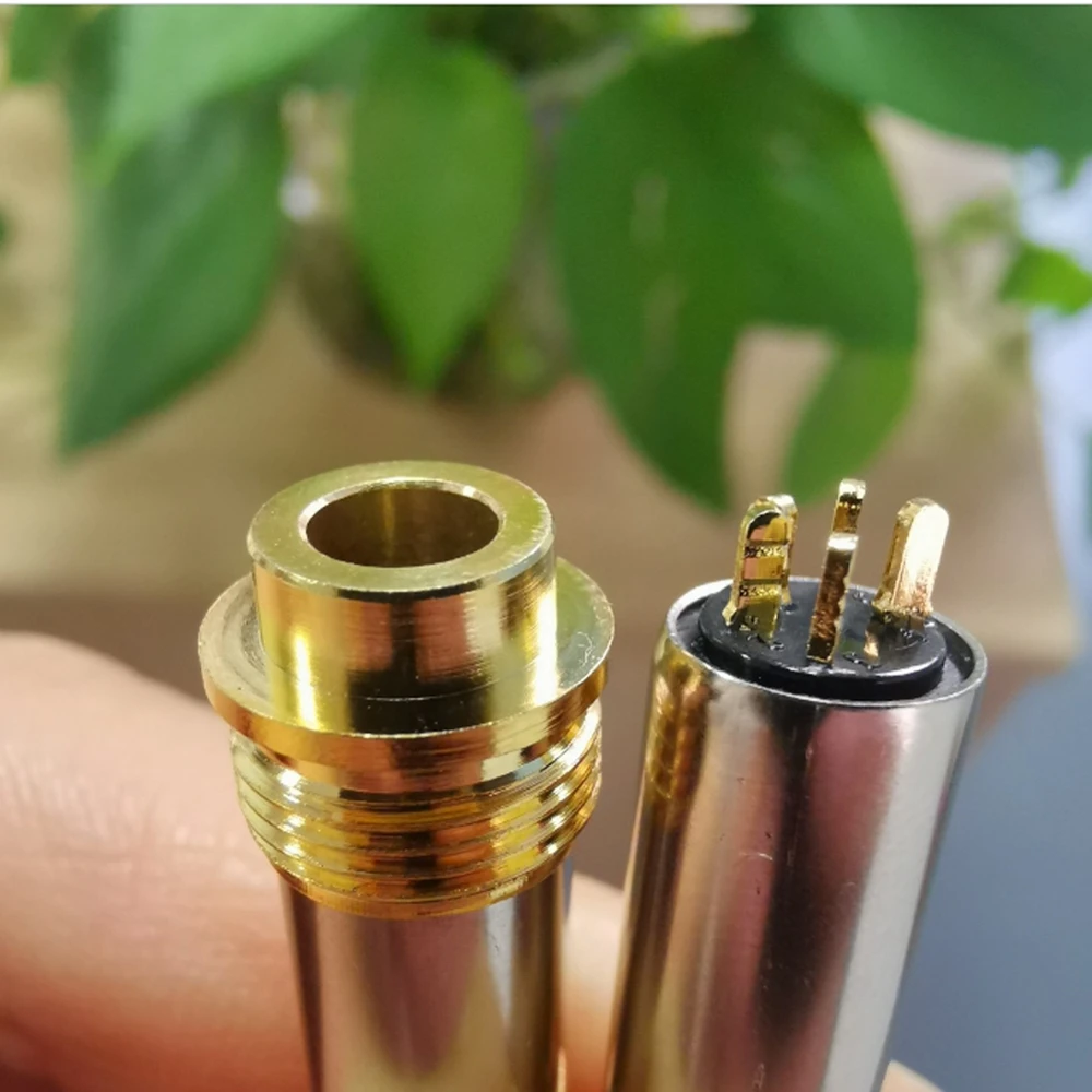 TOP-HiFi 4.4mm 5 poli Jack femmina spina per cuffie completamente bilanciata connettore da 4.4mm adattatore Audio con Furutech