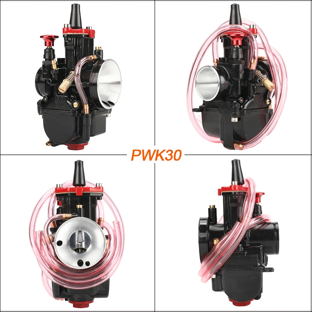 Motorcycle PWK Carburetor 21 24 26 28 30 32 34mm For KTM HONDA Iron Box  Engine Parts Scooters With Power Jet Dirt Bike ATV